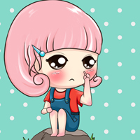 萌萌萌卡通小女孩快乐生活QQ头像_WWW.TQQA.COM