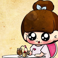 萌萌萌卡通小女孩快乐生活QQ头像_WWW.TQQA.COM