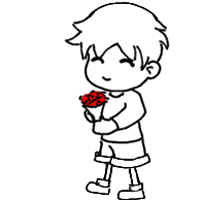 韩国插画情侣QQ头像一对_WWW.TQQA.COM