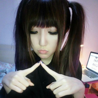 粉色阿宝色qq头像:可爱女生:我爱的~_WWW.TQQA.COM