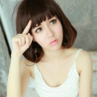 唯美清新中短发女生头像_WWW.TQQA.COM