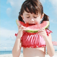 女生吃西瓜头像:吃西瓜的意境唯美女生头像:20_WWW.TQQA.COM