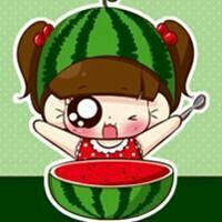 95后夏天吃西瓜情侣头像:小清新:愿意为你改变_WWW.TQQA.COM