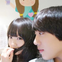幸福的自拍韩系双人情侣QQ头像_WWW.TQQA.COM