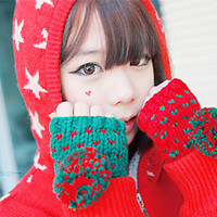 大眼睛可爱女生头像_WWW.TQQA.COM