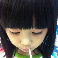 习惯没有你夜的黑:可爱头像女生非主流_WWW.TQQA.COM
