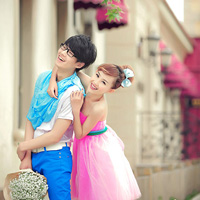 幸福婚礼情侣头像一对/双人_WWW.TQQA.COM