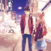 很萌很Q的情侣卡通头像:给你的爱永远都一样_WWW.TQQA.COM