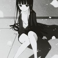 动漫头像女生伤感黑白_WWW.TQQA.COM