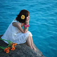 2017情感意境女生头像:许你一世承诺_WWW.TQQA.COM