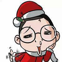 可爱卡通戴帽子QQ头像:圣诞节专属_WWW.TQQA.COM