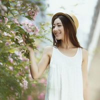 韩系唯美可爱头像:用所有时间想你_WWW.TQQA.COM