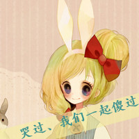 卡通姐妹头像带字两张:没心没肺的笑_WWW.TQQA.COM