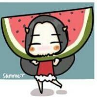 95后夏天吃西瓜情侣头像:小清新:愿意为你改变_WWW.TQQA.COM