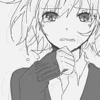 动漫头像女生伤感黑白_WWW.TQQA.COM