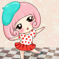 萌萌萌卡通小女孩快乐生活QQ头像_WWW.TQQA.COM