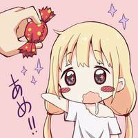 卡通小女孩头像:夜闭上双眼不说话_WWW.TQQA.COM