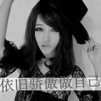 QQ女生黑色带字头像:玩命不玩心_WWW.TQQA.COM