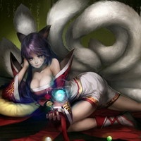 lol九尾妖狐图片头像:lol九尾妖狐卡通人物大全_WWW.TQQA.COM