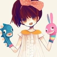 恬静乖巧的女的个性卡通头像:爱你不代表要拥有_WWW.TQQA.COM