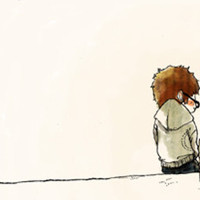 韩国插画情侣QQ头像一对_WWW.TQQA.COM