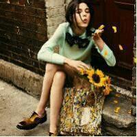 欧美女生头像复古风:爱了你瞎了眼_WWW.TQQA.COM