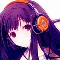 动漫女生头像:紫色_WWW.TQQA.COM