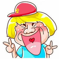 歪脖头像和剪刀手头像:卡通人物一系列剪刀手头_WWW.TQQA.COM