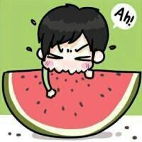 95后夏天吃西瓜情侣头像:小清新:愿意为你改变_WWW.TQQA.COM