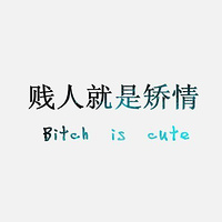 霸气文字头像:有个性:贱人才矫情_WWW.TQQA.COM