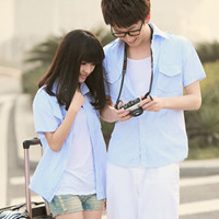 简单浪漫的情侣头像一男一女_WWW.TQQA.COM