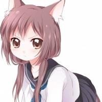 qq动漫头像女生:蓝发_WWW.TQQA.COM
