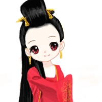 快乐开心的头像卡通女生也很萌_WWW.TQQA.COM