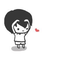 甜蜜浪漫的卡通情侣头像一左一右_WWW.TQQA.COM