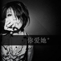 空人空心空世界:黑白女生伤感qq头像:带字_WWW.TQQA.COM