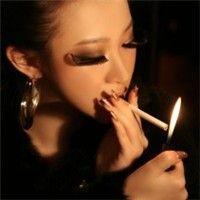 欧美颓废抽烟女生头像_WWW.TQQA.COM