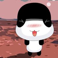 卡通熊猫头像_WWW.TQQA.COM