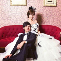 幸福婚礼情侣头像一对/双人_WWW.TQQA.COM