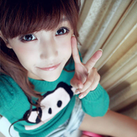 唯美小清新短发女生头像:回忆里寂寞模糊的小时_WWW.TQQA.COM