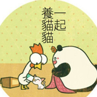 可爱卡通头像图片:熊和长脖子鸡的故事_WWW.TQQA.COM