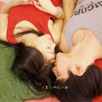 爱你永不退却:小清新情侣头像一左一右:风再大吹_WWW.TQQA.COM