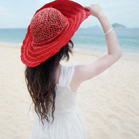 花季少女:戴帽子的唯美女生头像:超赞_WWW.TQQA.COM