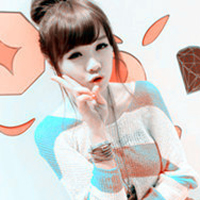 幸福会让我遗忘一切:可爱剪刀手带字女生头像_WWW.TQQA.COM