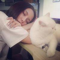抱着猫咪的女生头像:可爱妹子万人疼_WWW.TQQA.COM