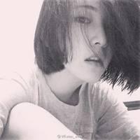 伤感唯美灰色头像:不曾经想过离开你_WWW.TQQA.COM