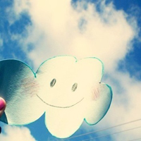 幸福的人是你:唯美清新静态头像:我是你的小太阳_WWW.TQQA.COM