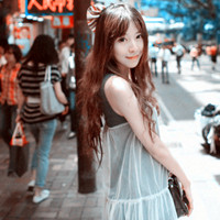浅浅蓝阿宝色可爱女生头像_WWW.TQQA.COM