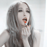 侧脸个性女生头像_WWW.TQQA.COM