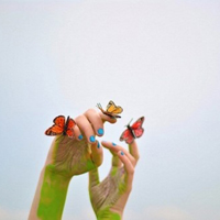 幸福的人是你:唯美清新静态头像:我是你的小太阳_WWW.TQQA.COM