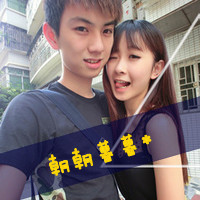 你若幸福就是晴天:带字双人一左一右情侣QQ头像_WWW.TQQA.COM